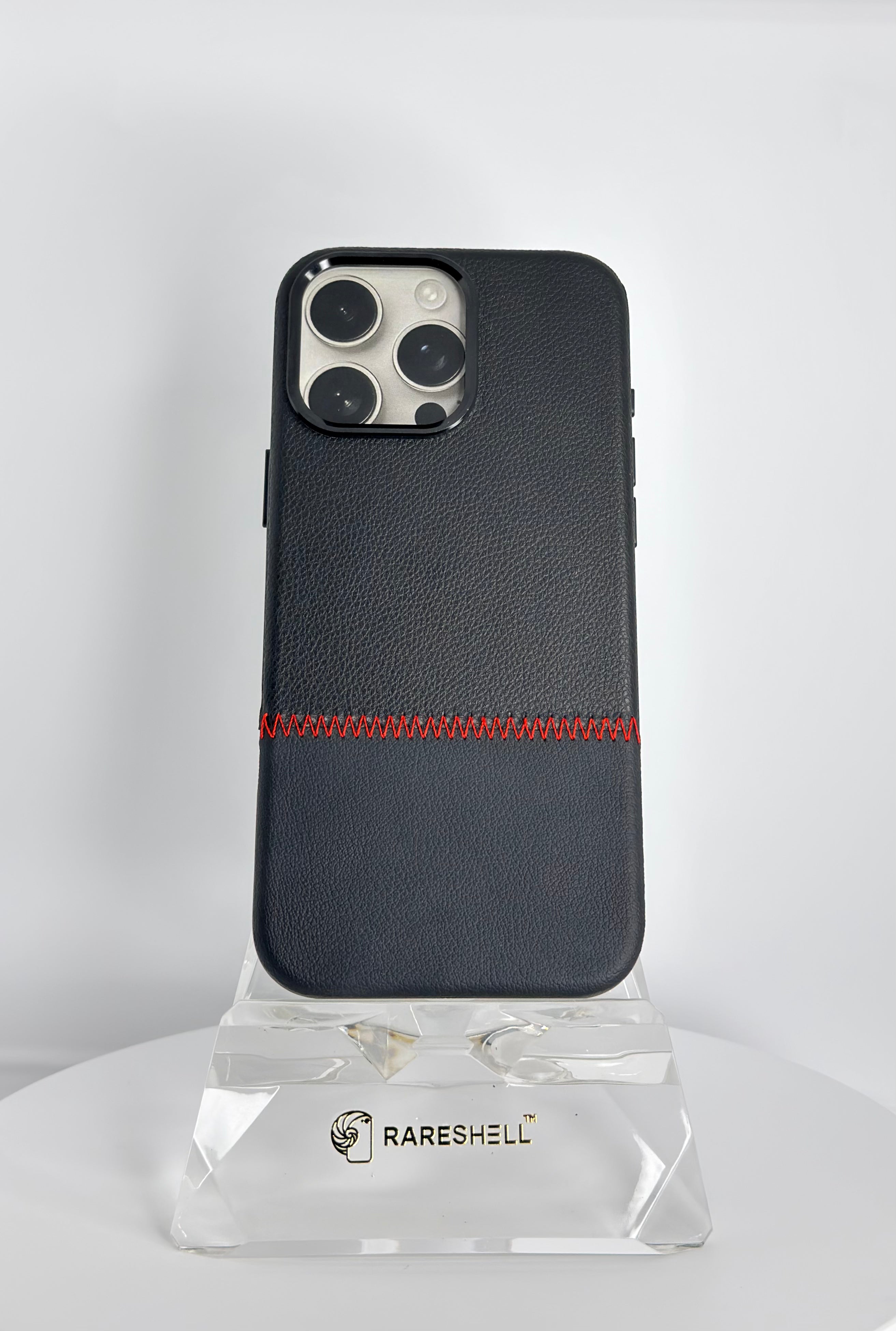 StitchTone Leather MagSafe Case – iPhone 16 Pro Max