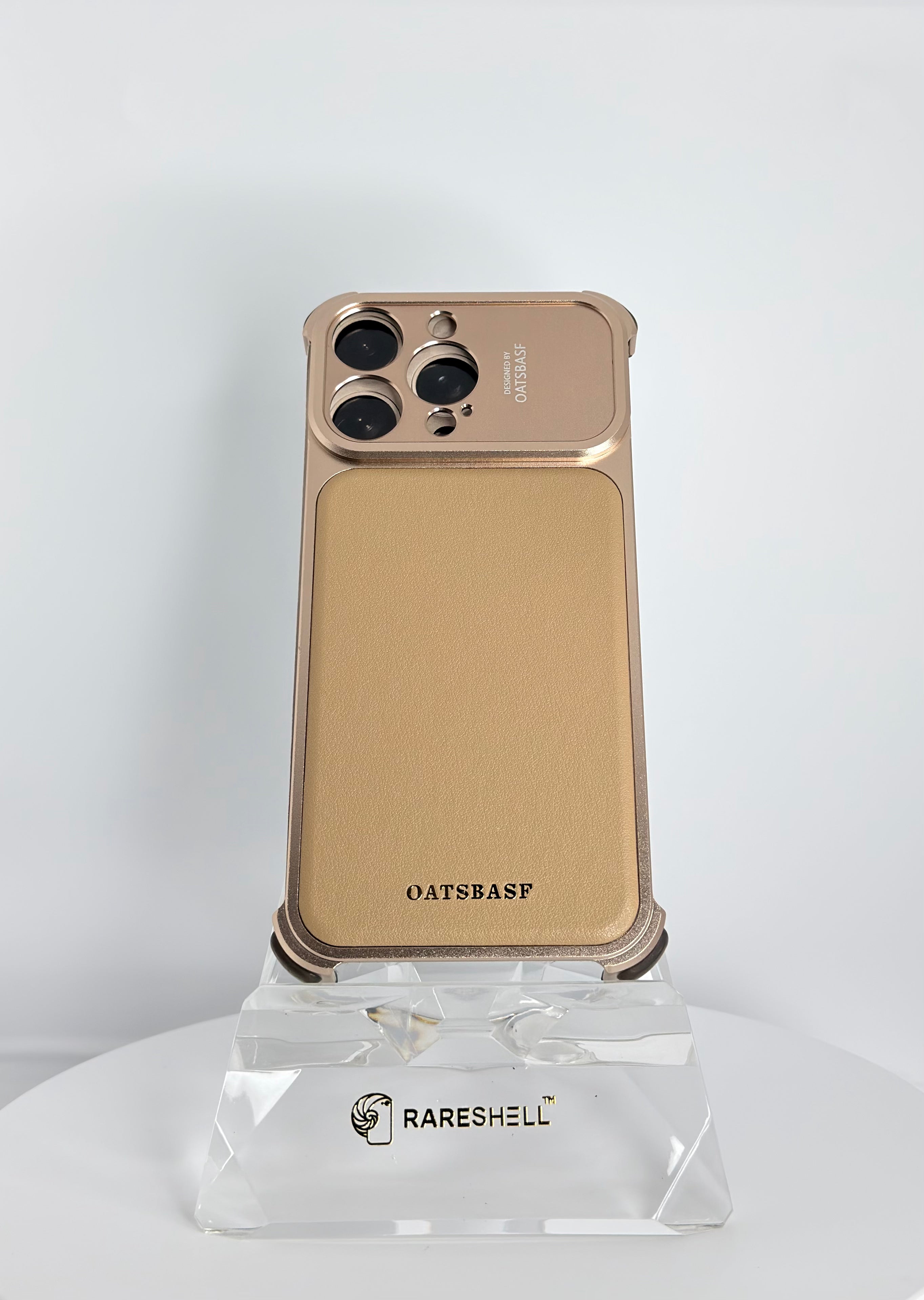 Oatsbasf Metal Back Case – iPhone 16 Pro Max