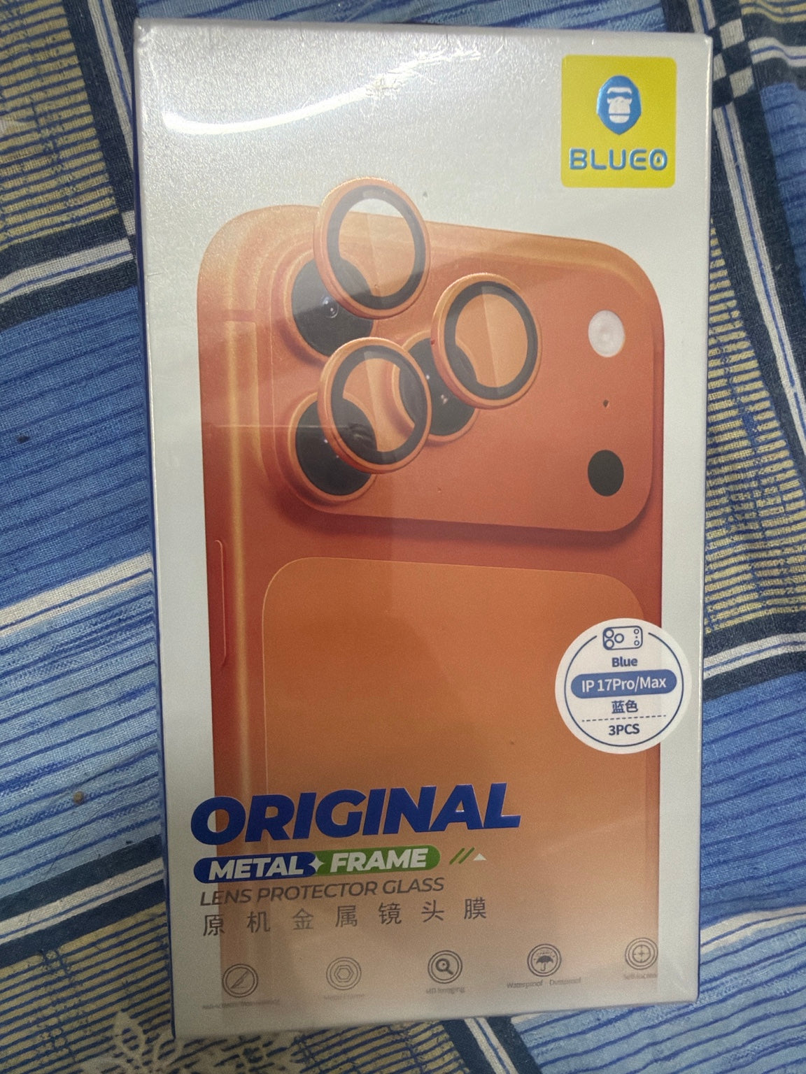 BLUEO Metal Frame Lens Protector - iPhone 17 Pro / 17 Pro Max