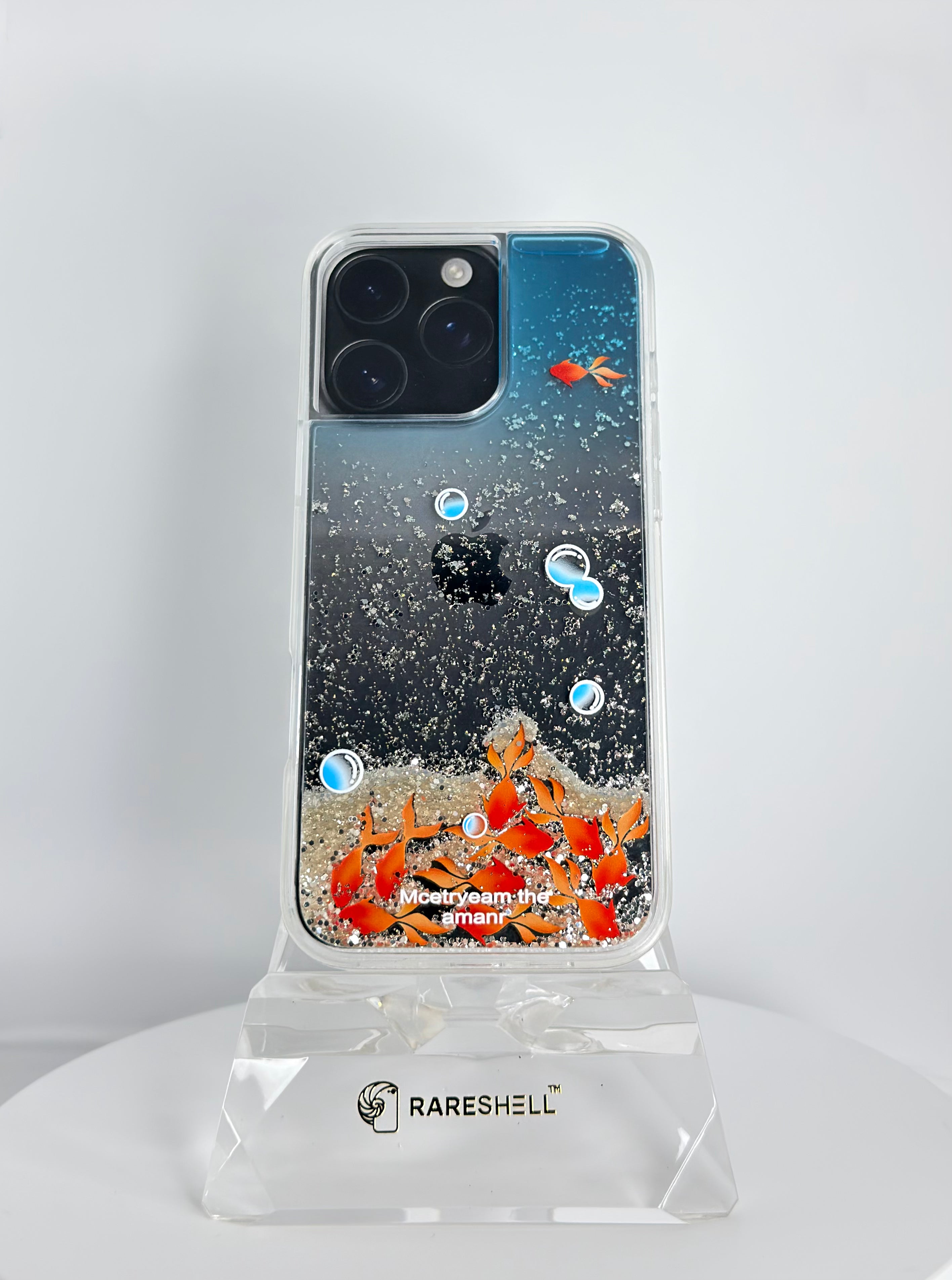 LumiCharm Liquid Glitter Case – iPhone 16 Pro Max
