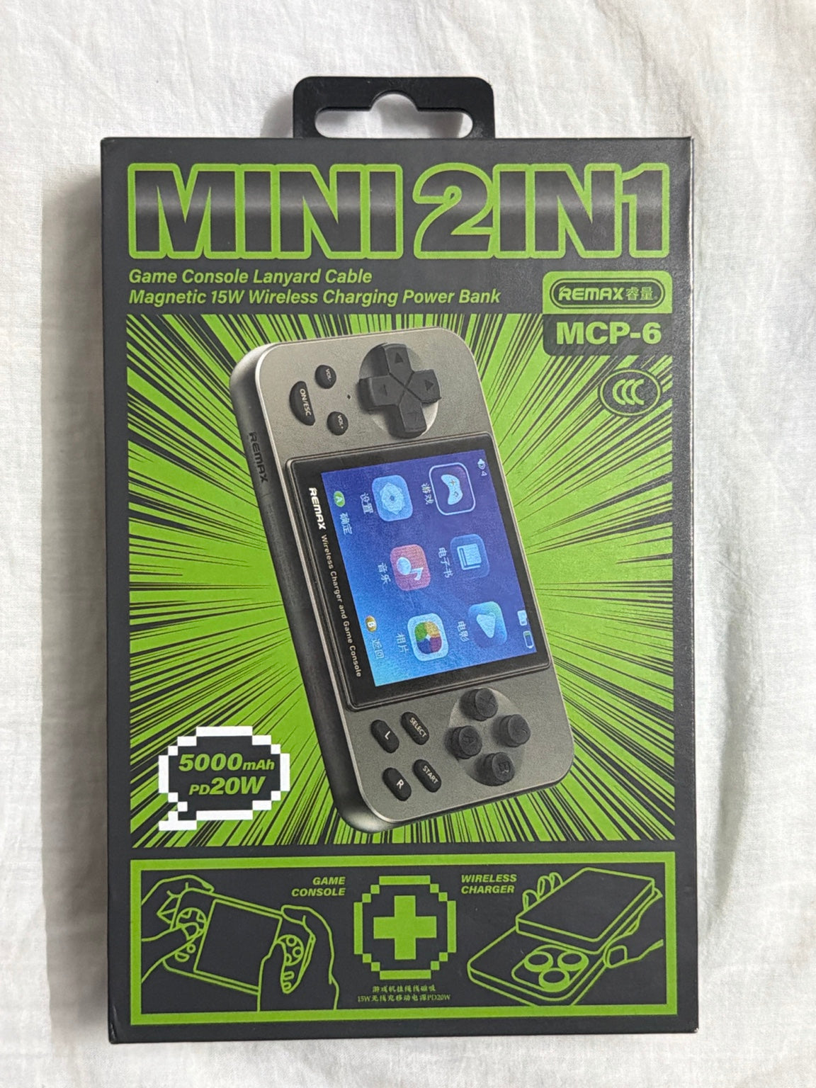 Remax Mini 2in1 Magnetic Power Bank Console – 5000mAh