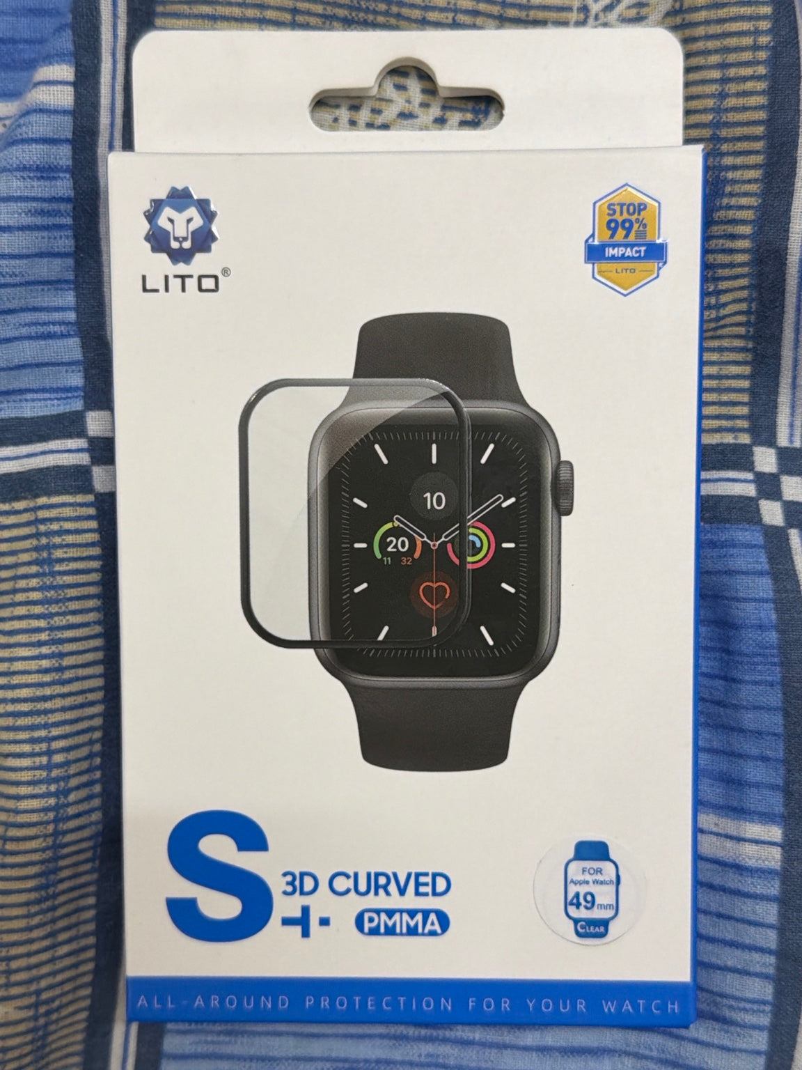 LITO S+ 3D Curved Apple Watch Screen Protector (38-49mm)