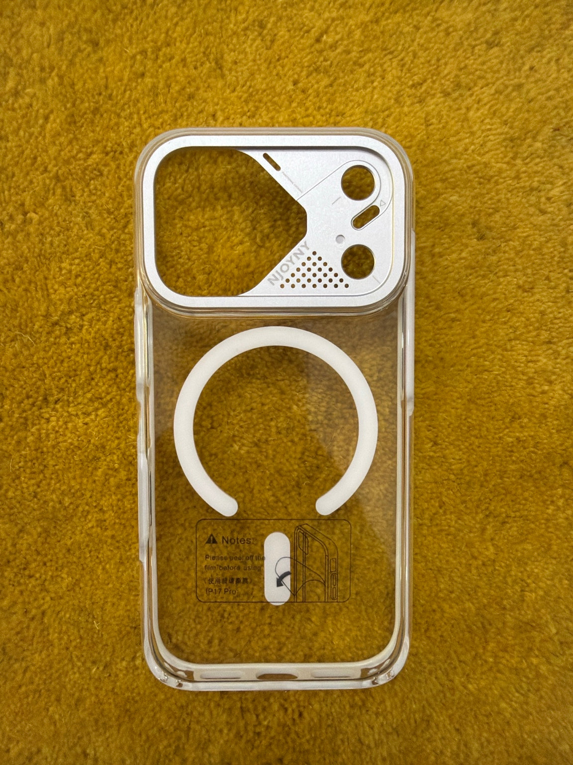 NJOYNY ClearGuard Case – iPhone 17 Pro