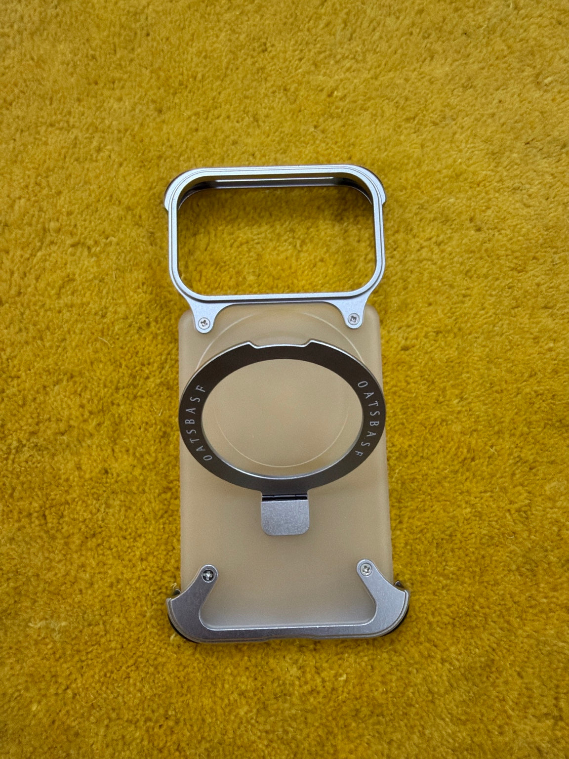 Oatsbasf Metal Frame Case with MagSafe – iPhone 17 Pro