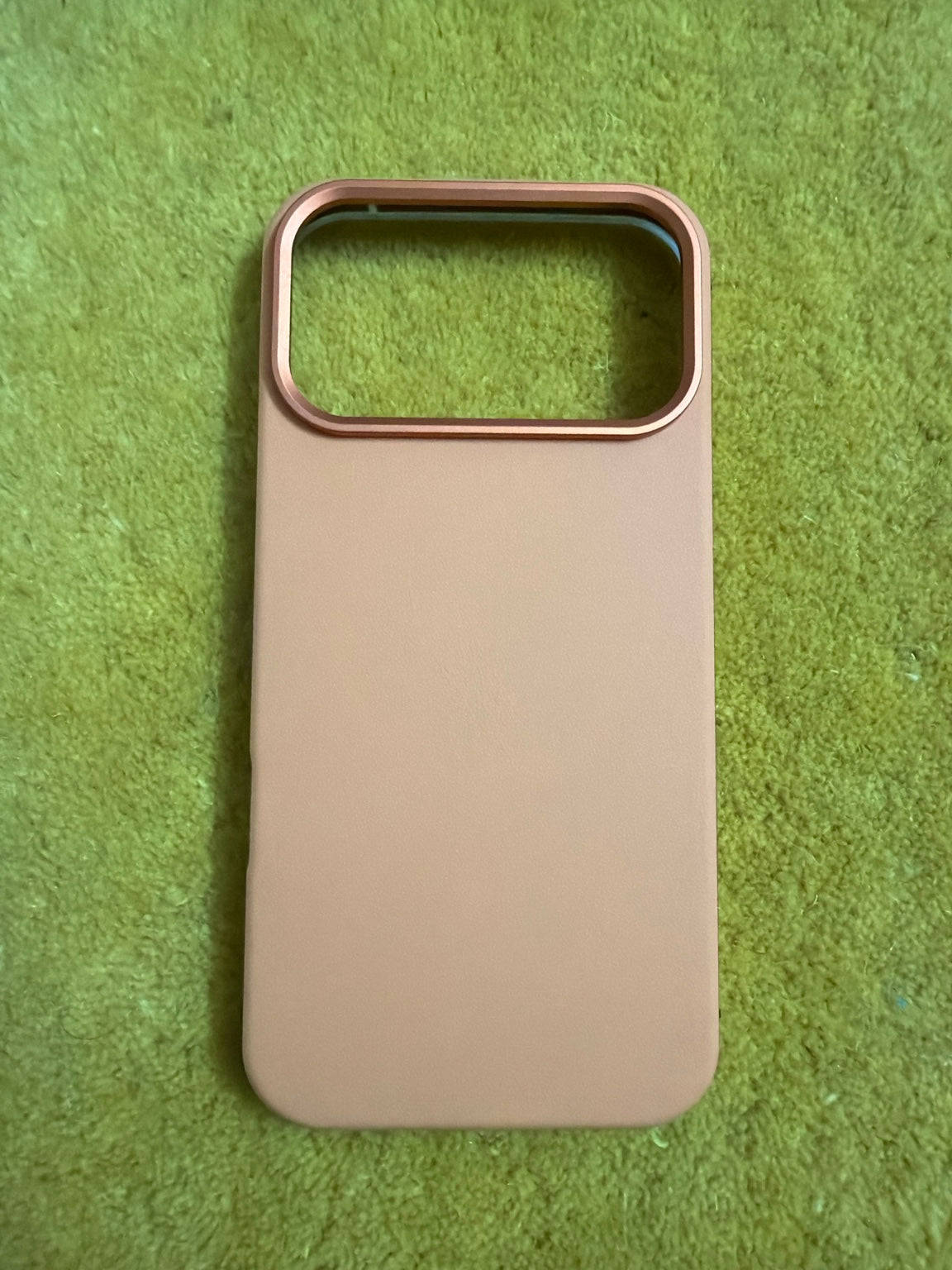 Metal Edge Leather MagSafe Case – iPhone 17 Pro Max