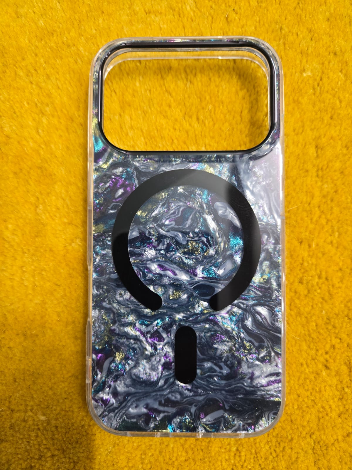 Obsidian Marble MagSafe Case – iPhone 17 Pro