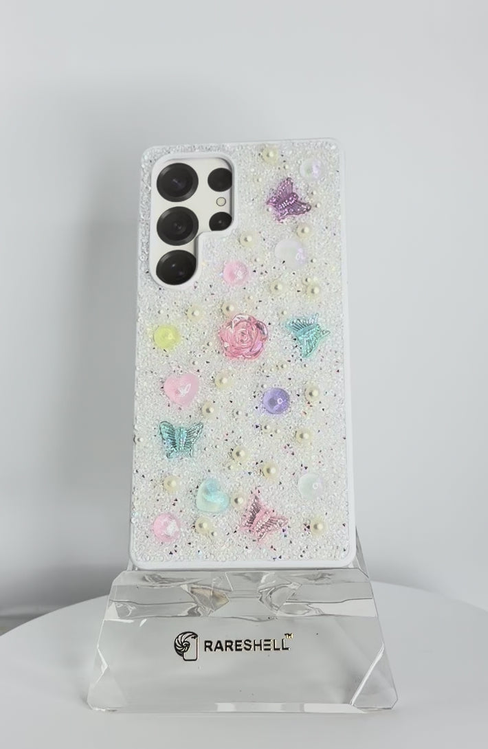 Celestial Bloom Crystal Case - Galaxy S25 Ultra