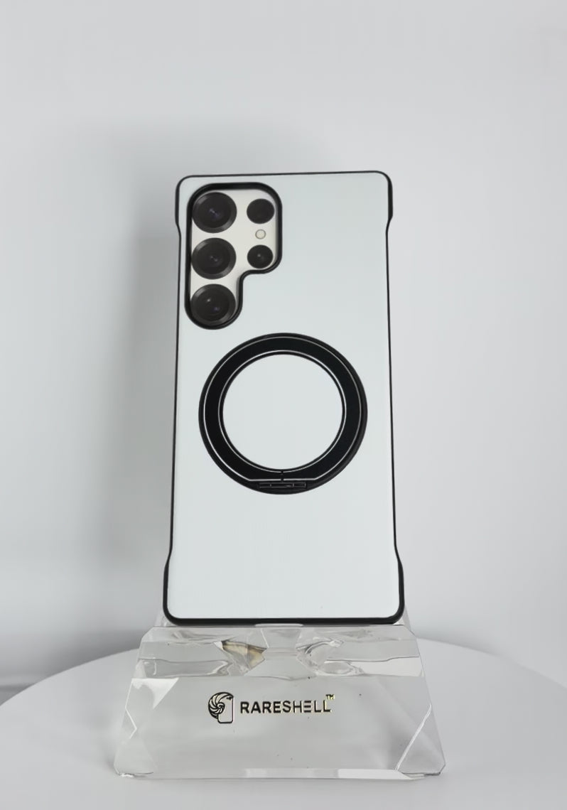 Syndee Magnetic Bracket Ring Case – Galaxy S25 Ultra