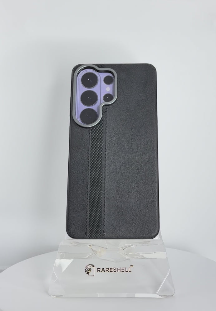 Dual Stitch Leather Case – Galaxy S26 Ultra