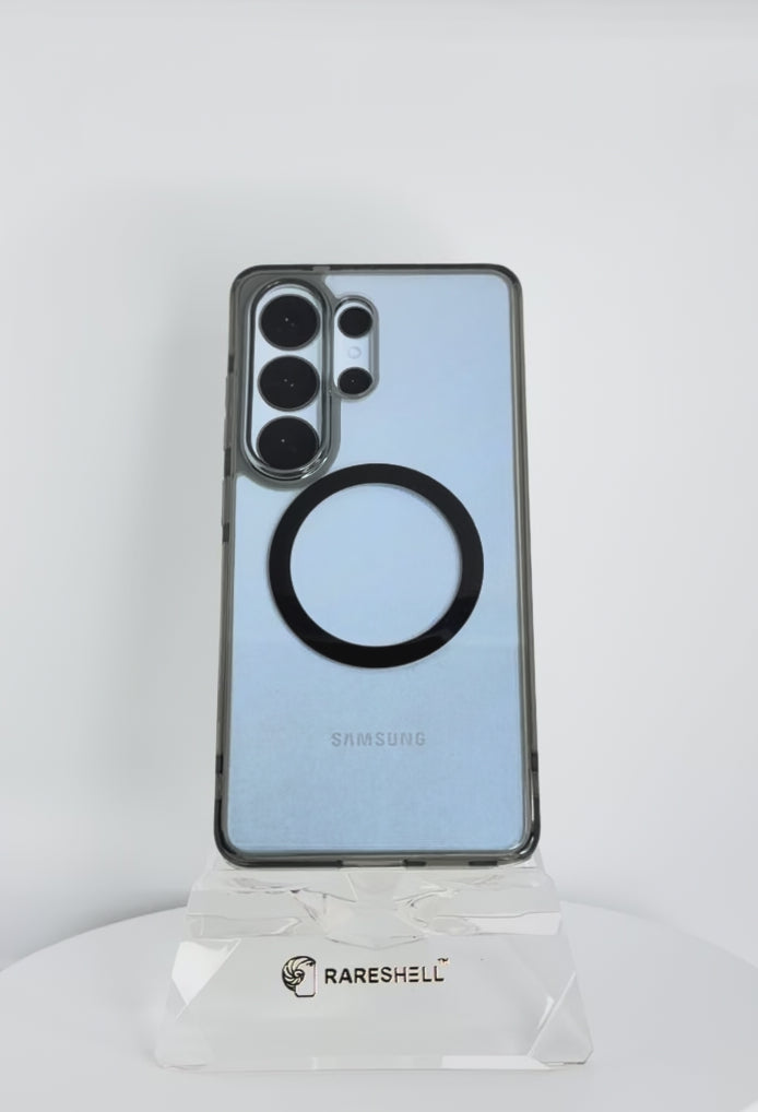 AMAZINGTHING Titan Pro Black Clear Magnet Case – Galaxy S26 Ultra