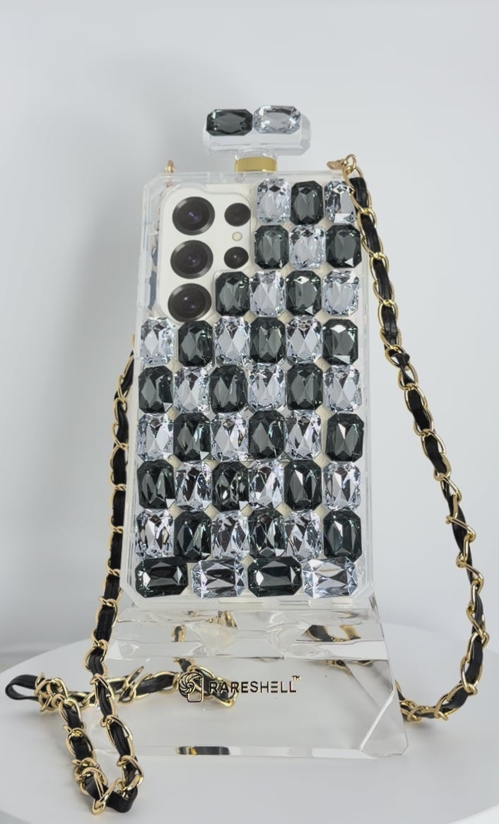 Crystal Luxe Chain Case - Galaxy S25 Ultra