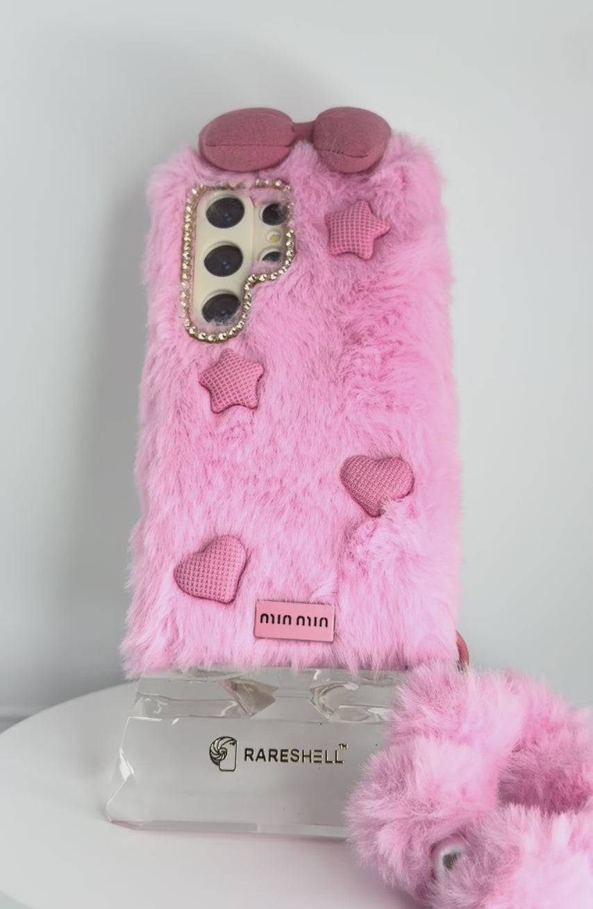 Plush Nova Charm Case - Galaxy S24 Ultra
